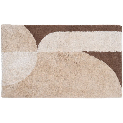 Bath mat Bowie - Beige 60 x 100 cm