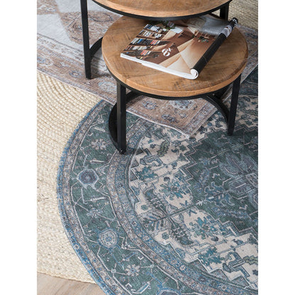 Rug Heris Green 10 Round ø200 cm