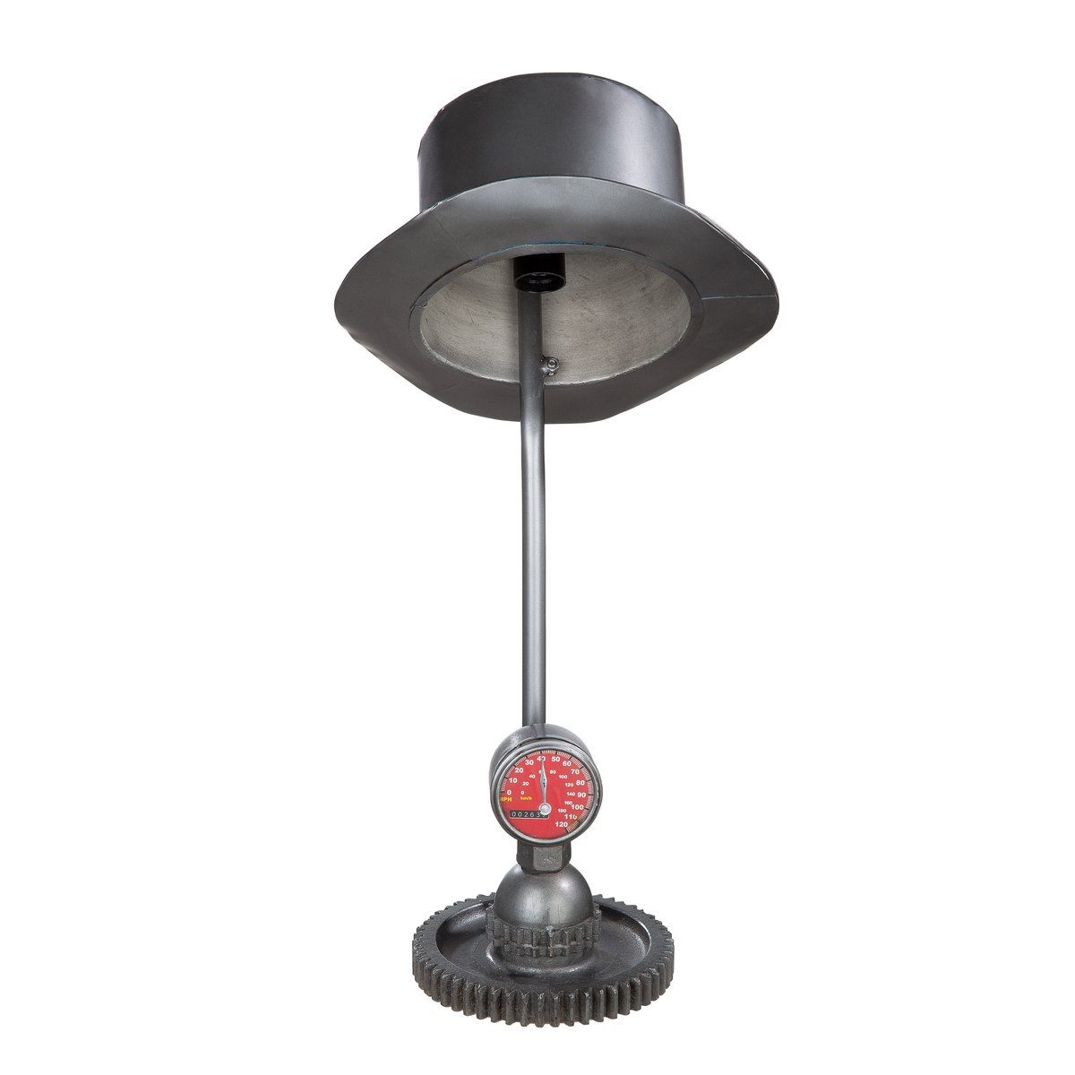 Metal lamp "Hat" silver