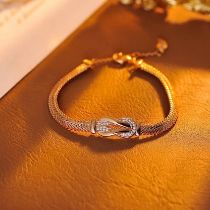 Lucky Horseshoe Buckle Bracelet