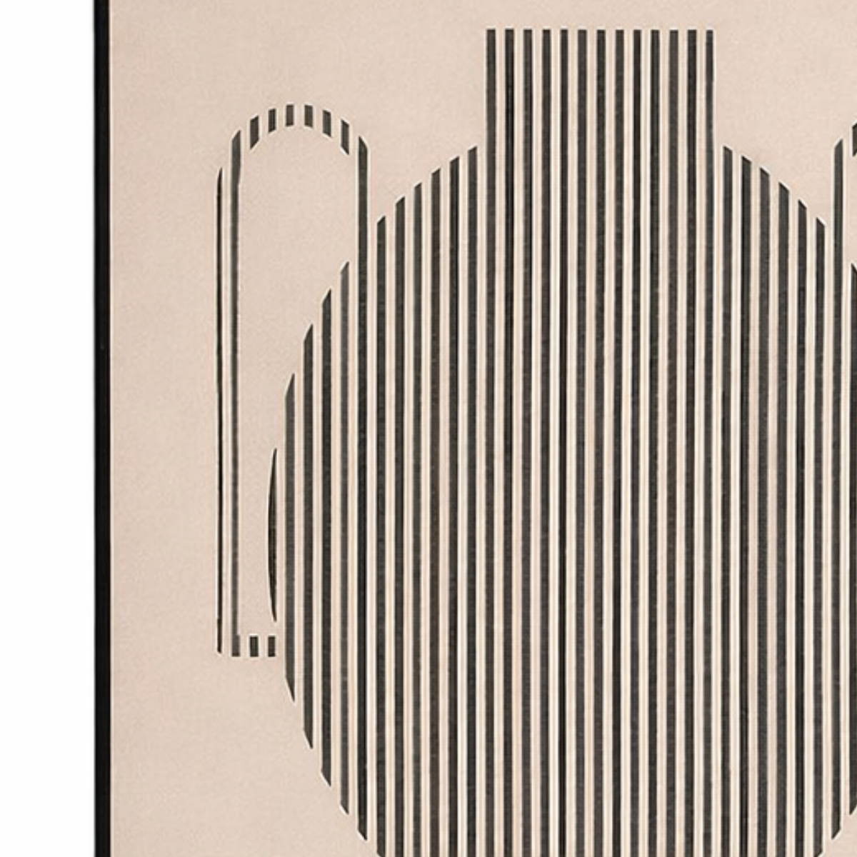 Wall decoration Black