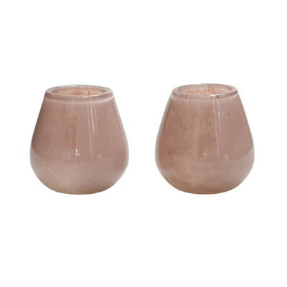 Tea light holder - Tasman Elite XS ivory Ø12.5 x H11.5 cm (set of 2 pieces)