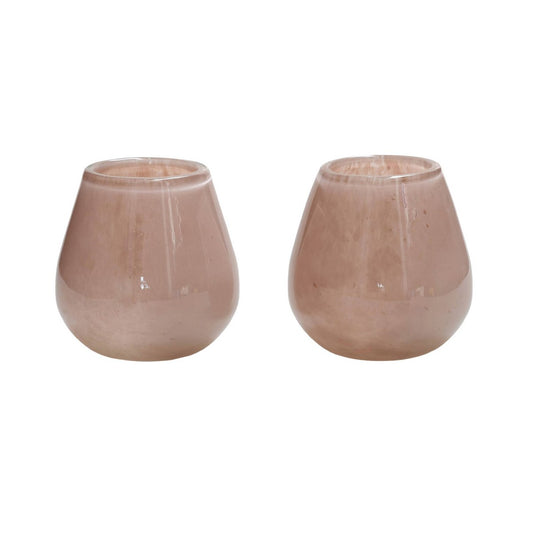Tea light holder - Tasman Elite XS ivory Ø12.5 x H11.5 cm (set of 2 pieces)