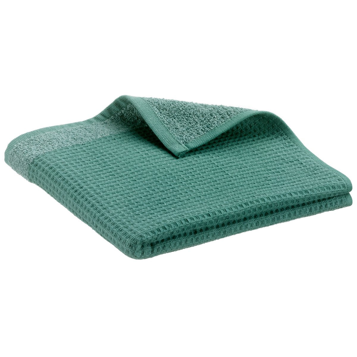 Recycled shower sheet Abby Emeraude 70 x 130
