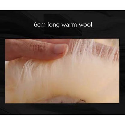 Luxury Real Wool Car Seat Cover – Long Hair Lambskin