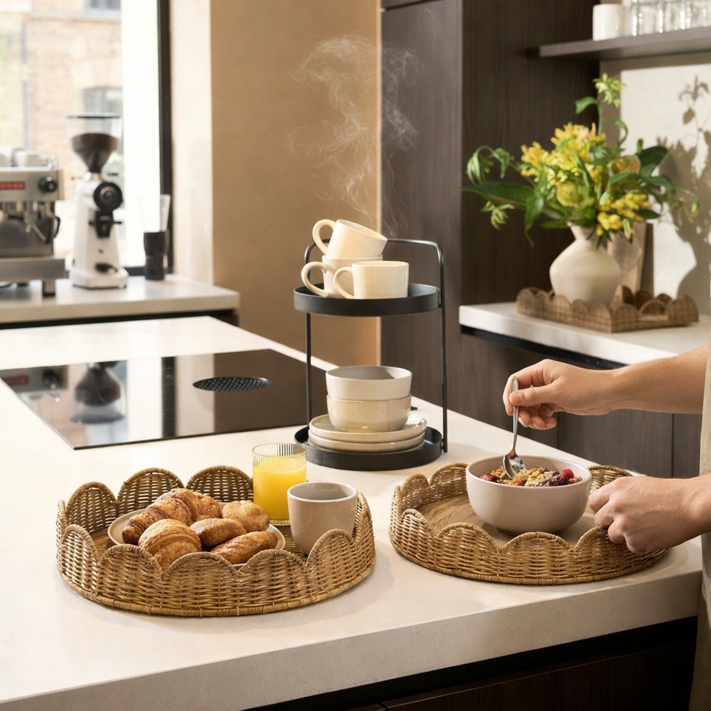 Tray Eleta Light brown