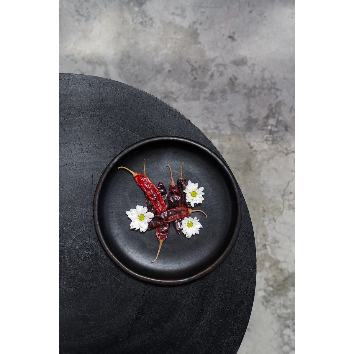 The Burned Classic Plate - Black - M