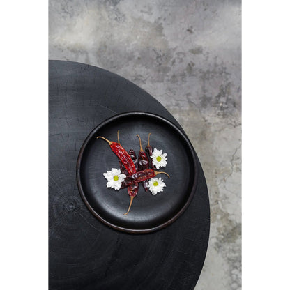 The Burned Classic Plate - Black - M