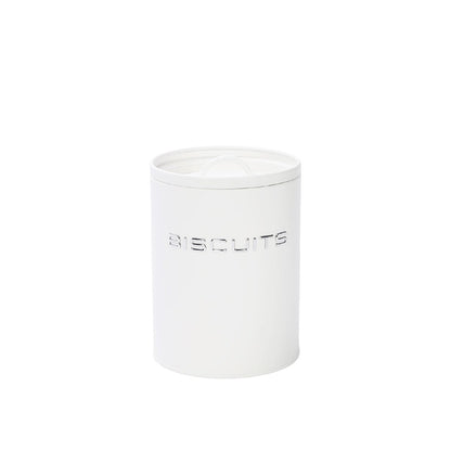 White and silver cookie box 13.5x13.5x17.5cm
