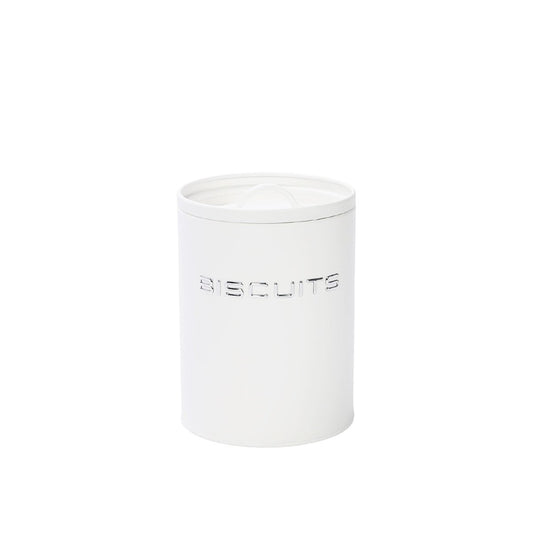 White and silver cookie box 13.5x13.5x17.5cm