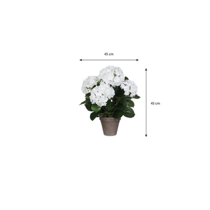 Artificial plant Hydrangea White