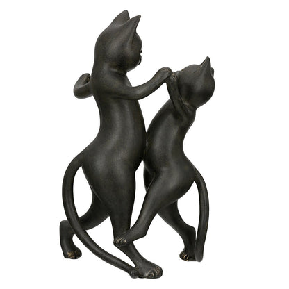 Figurine cat Gatto, black H.30.5 cm