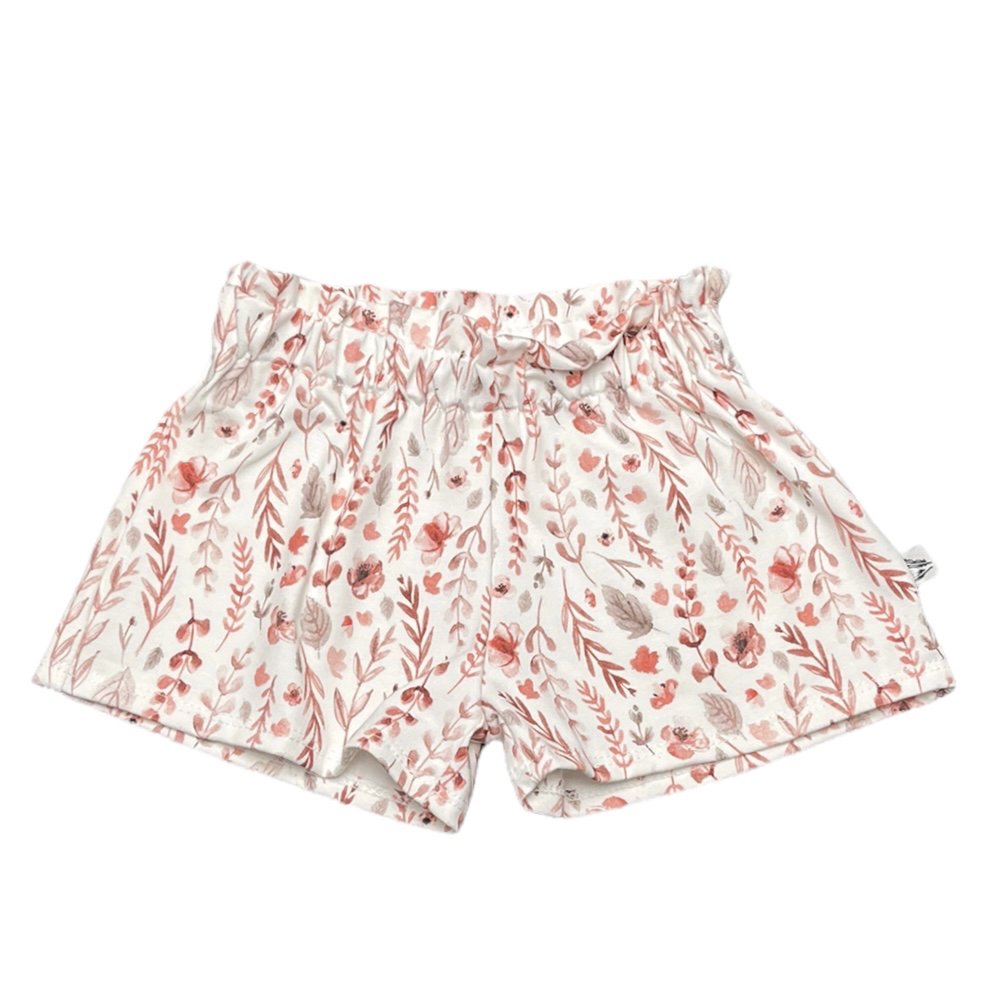 Shorts culottes raspberry leaves