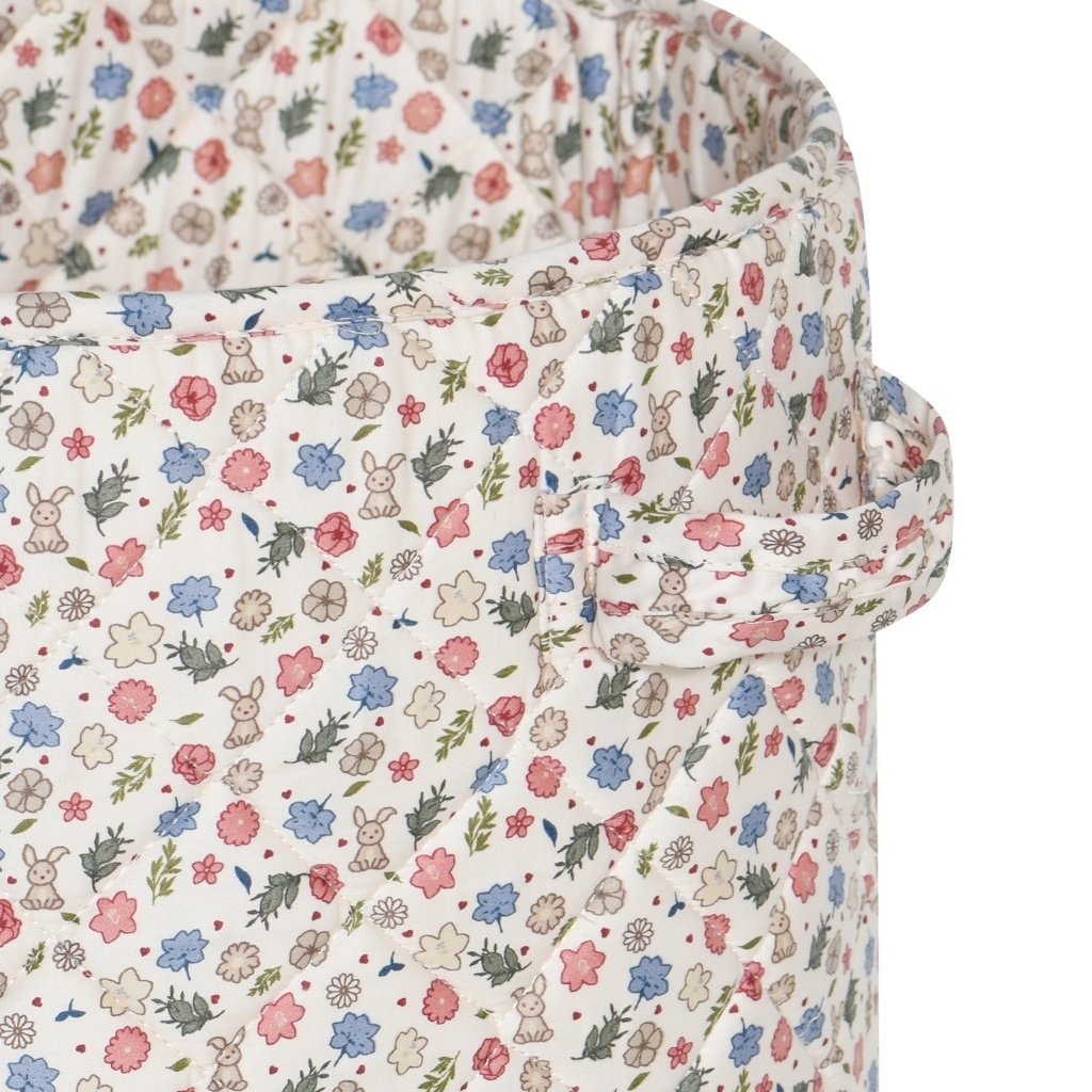 Hunter quilted storage basket-miniflower