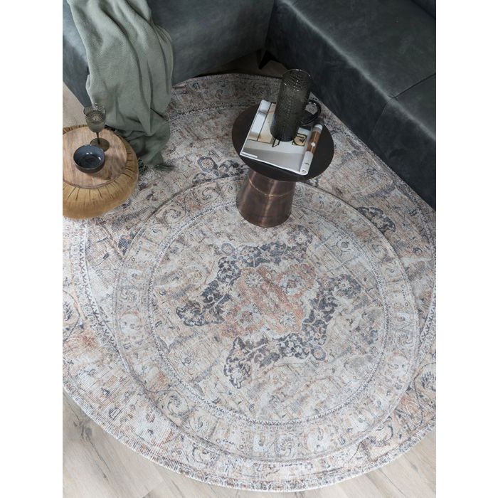 Carpet Mahal Beige 00 Round ø160 cm