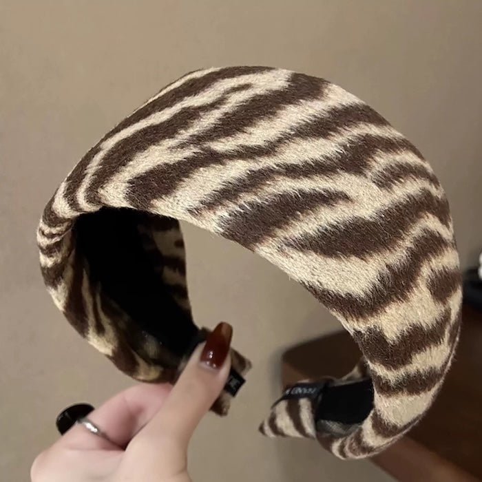 Zebra Print Statement Headband