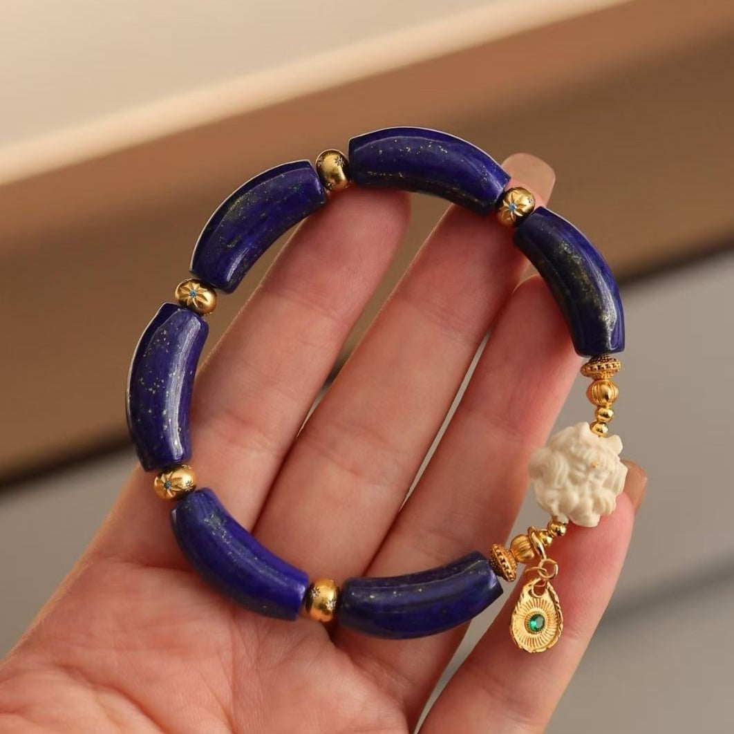 Imperial Lapis Lazuli Guardian Bracelet