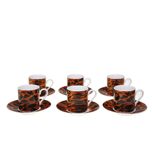 Safari coffee cups - Lot of 6