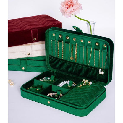 Luxury Velvet Large Jewelry Box