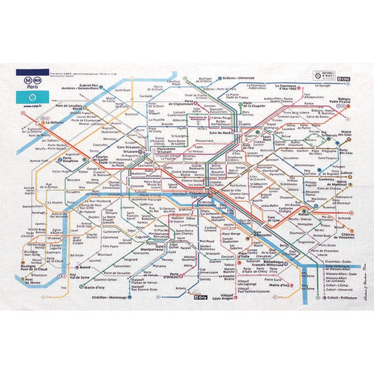 RATP tea towel