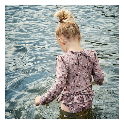 Anne Tee LS-Sand - Flower bee