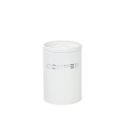 White and silver coffee box 11x11x15cm