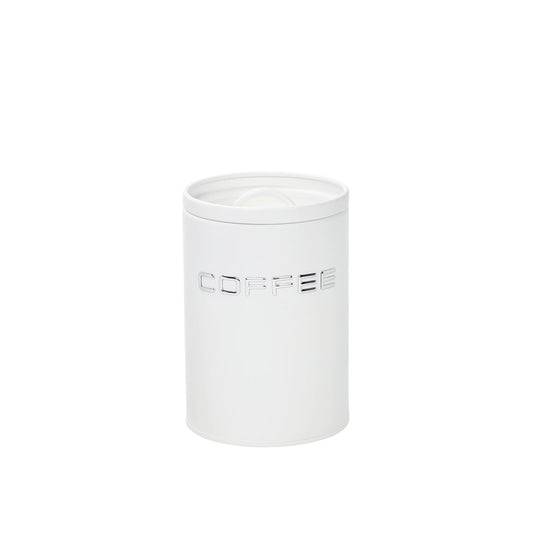 White and silver coffee box 11x11x15cm