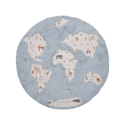 Tapis enfant lavable MONDE