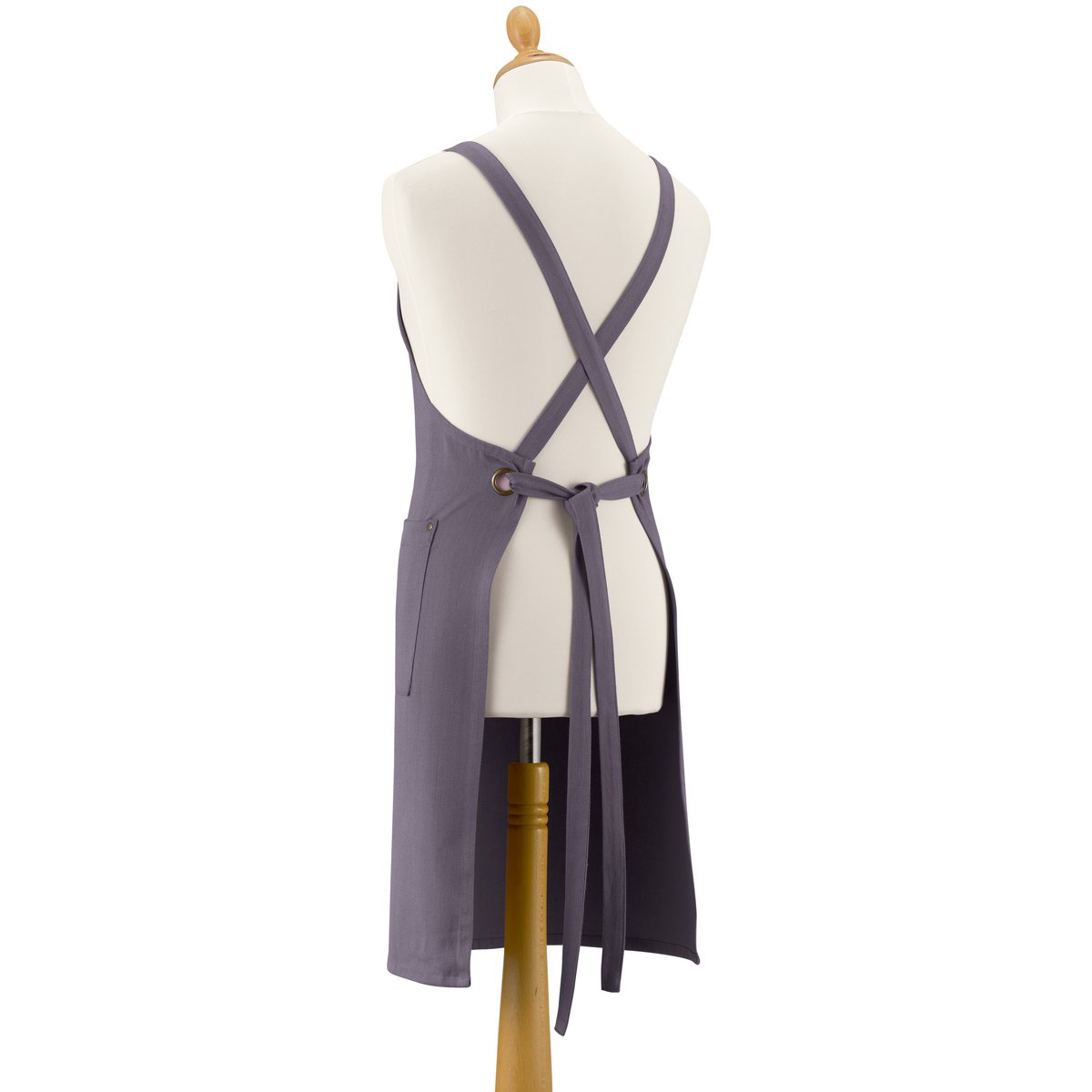 Artisan Recycled Kitchen Apron with Pockets Ombre 72 x 85
