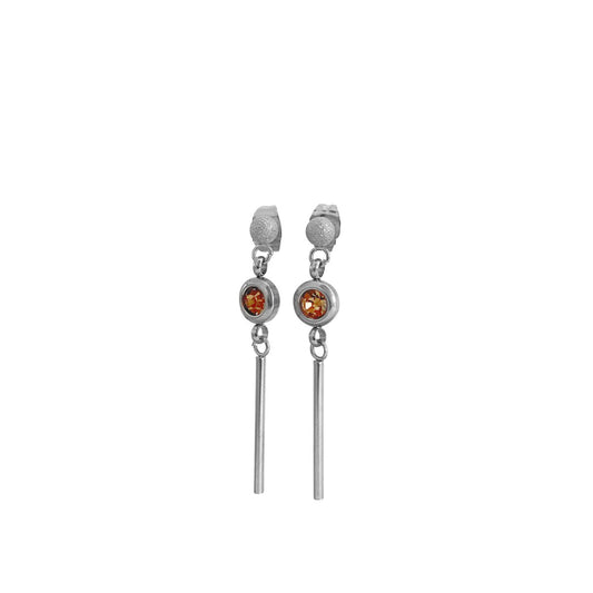 Silver Ear Studs Diamond