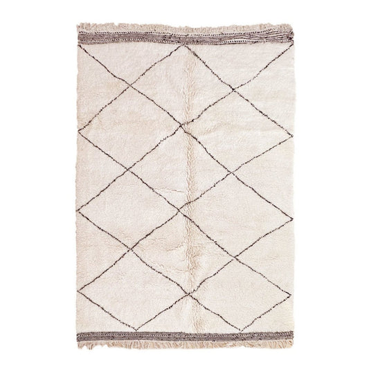 Pure wool Moroccan Berber rug 210 x 300 cm