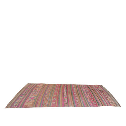 Pure wool Moroccan Kilim Berber rug 155 x 363 cm