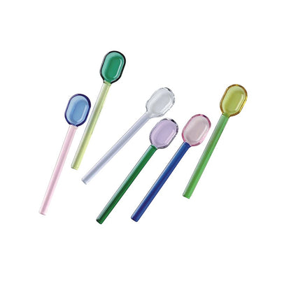 MULTICOLOR TEASPOONS - SET OF 6