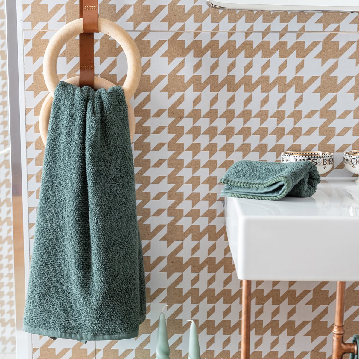 Drap de bain Bora Fougére 90 x 150