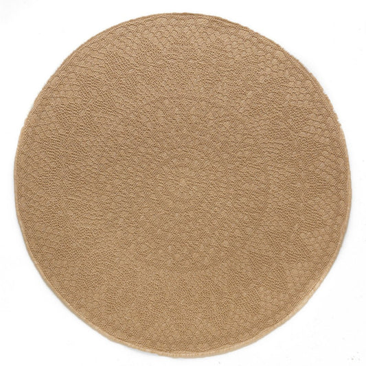 Tapis deco rond CROCHET