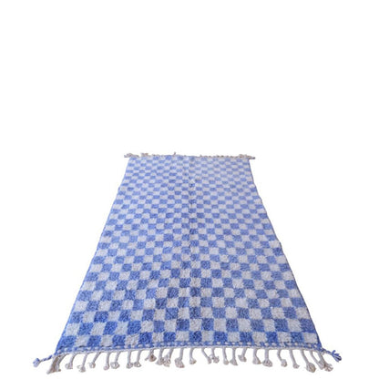 Berber checkered wool rug 160 x 253 cm SOLD