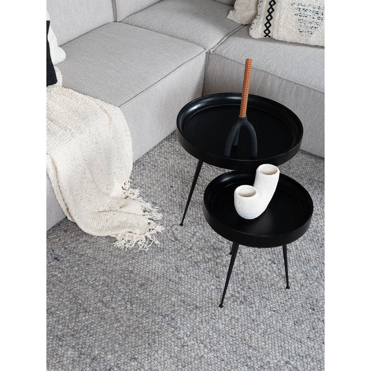 Rug Stone Light Gray 421 – 240 x 340 cm