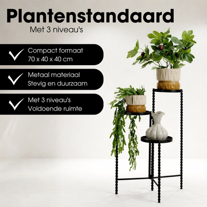 Plant stand Salvo Black