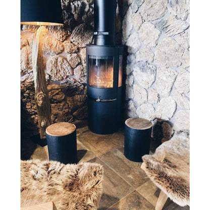 The Tribe Stool - Natural Black