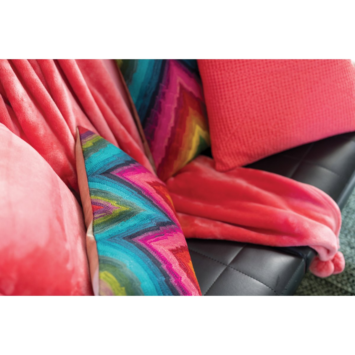 Plaid Tender Pompons Malabar 130 x 170