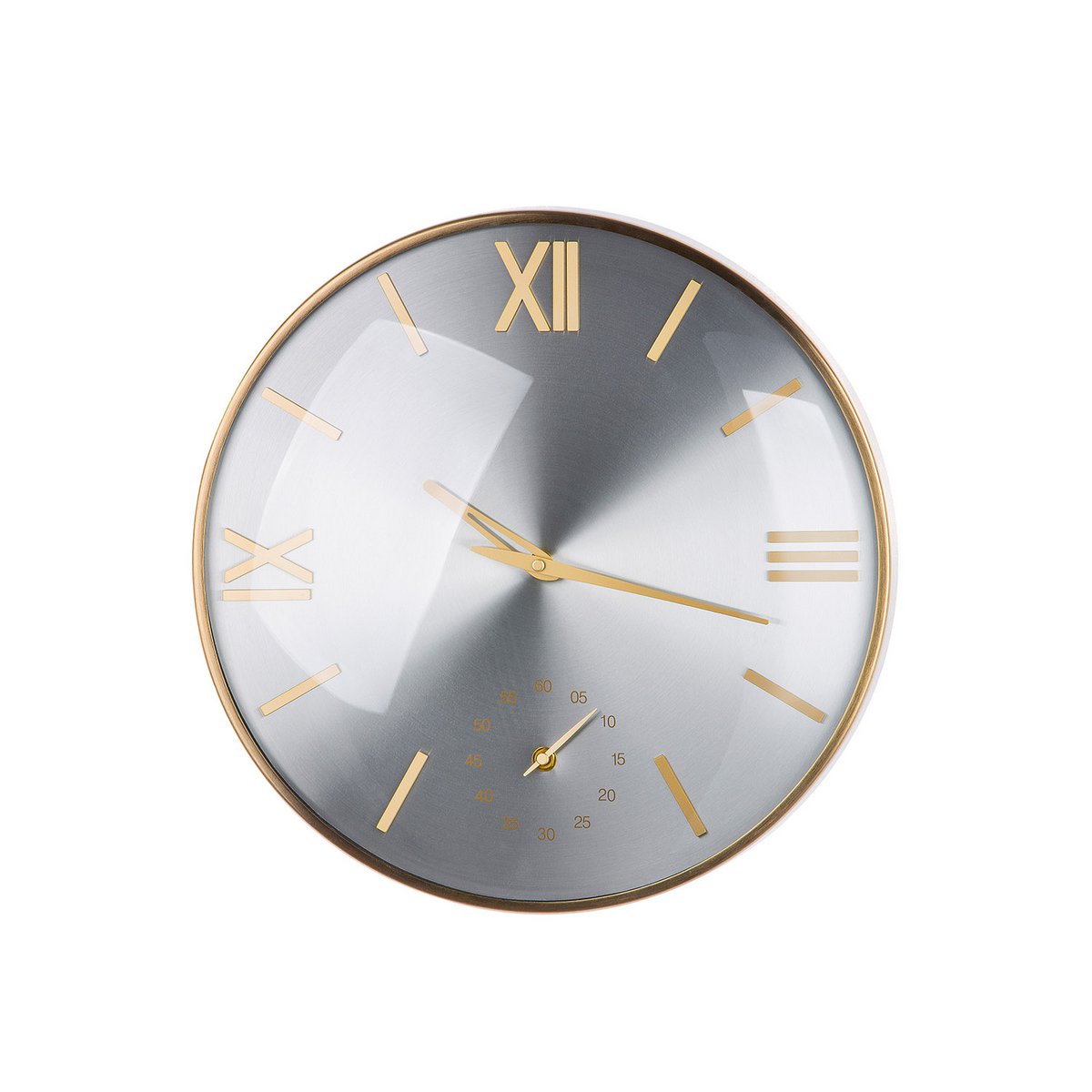 Wall clock bicolor