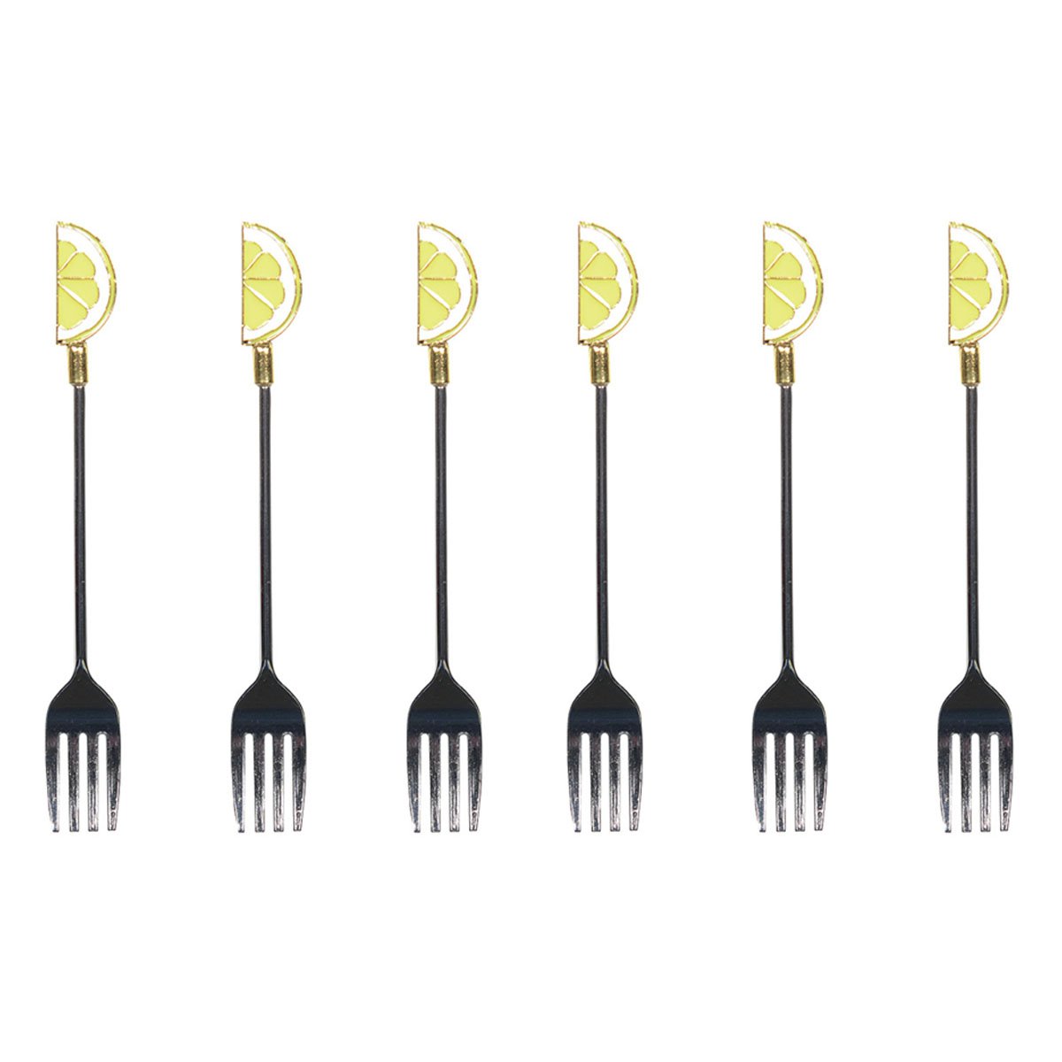 Set 6 lemon fork fork