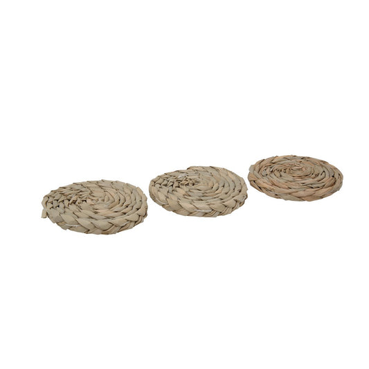 WICKER COASTERS - SET OF 6