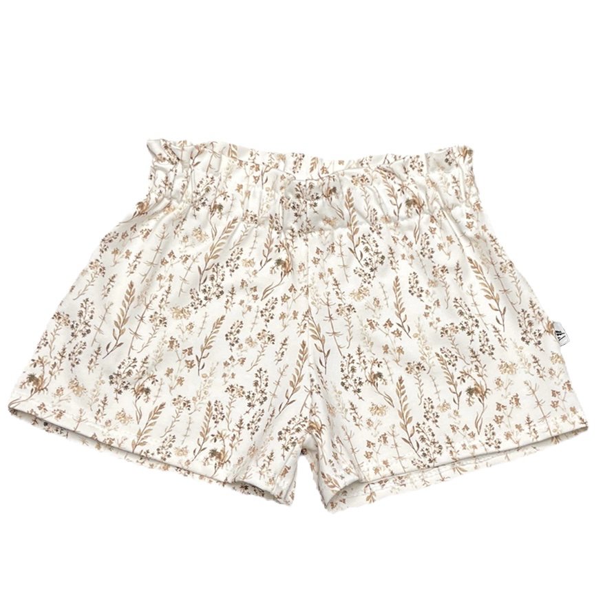 Shorts culottes dried flowers