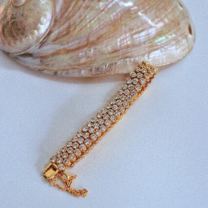 Vintage Luxurious Honeycomb Bracelet