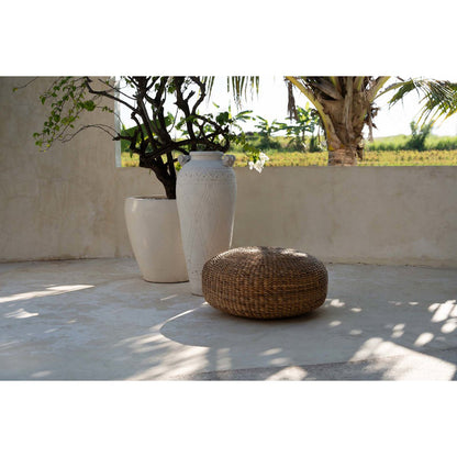 The Hyacinth Pouffe - Natural - M