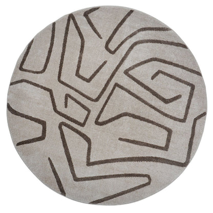 Rug Labyrinth Beige - Round ø240 cm