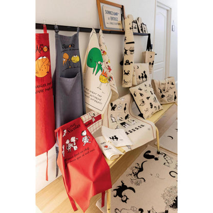 Dubout Multi Cats Rug Ecru 60 x 90