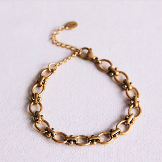 Linked bracelet 'bold'