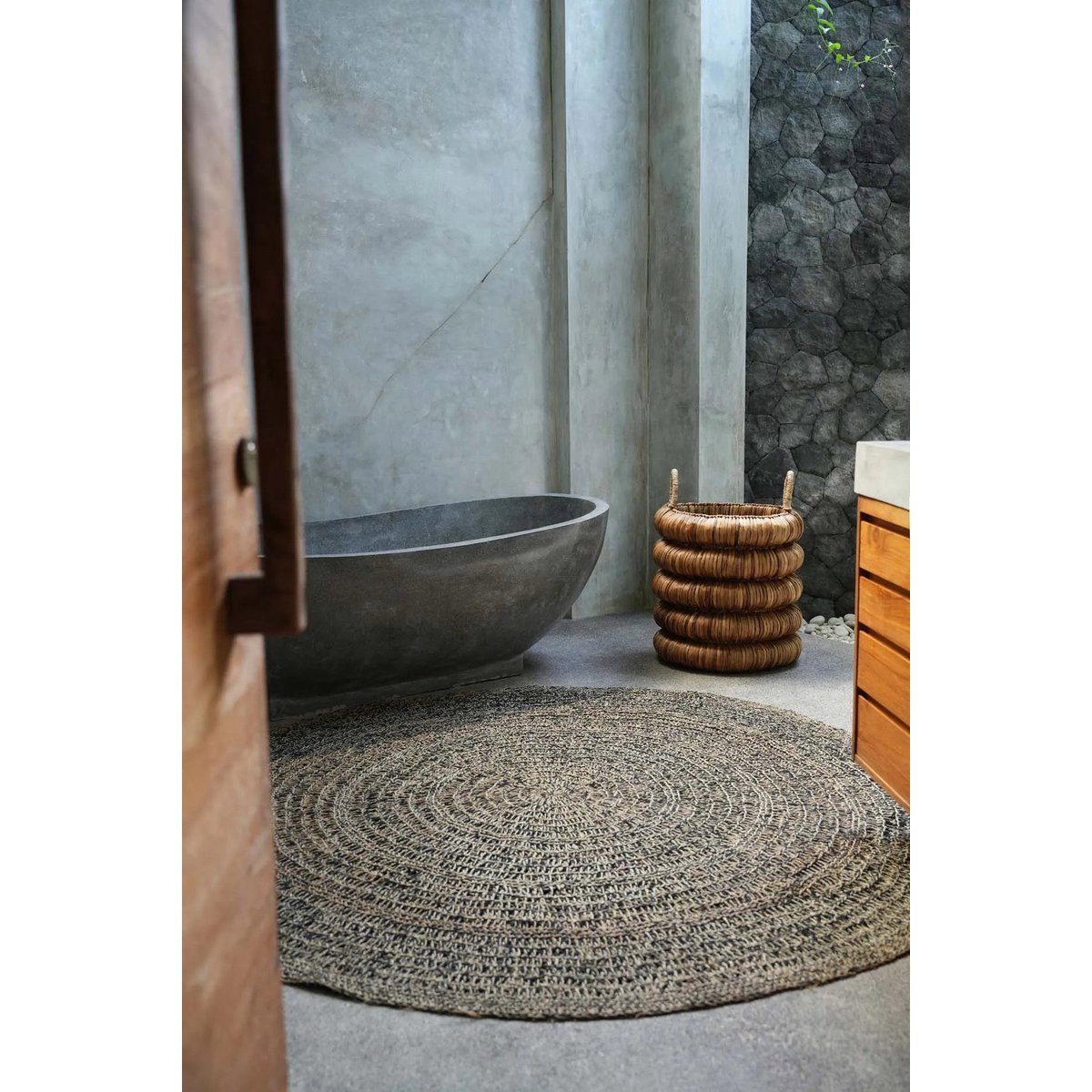 The Seagrass Carpet - Natural Black - 200